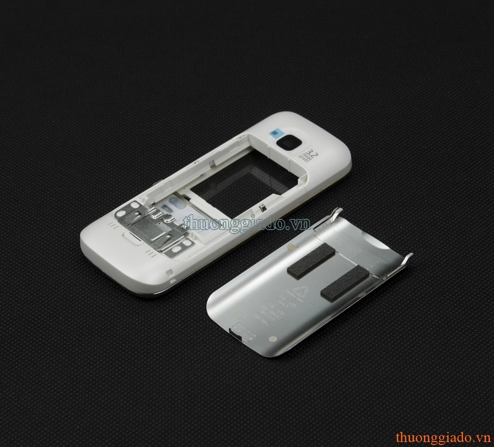 Bộ vỏ Nokia C5-00 màu trắng white full original housing
